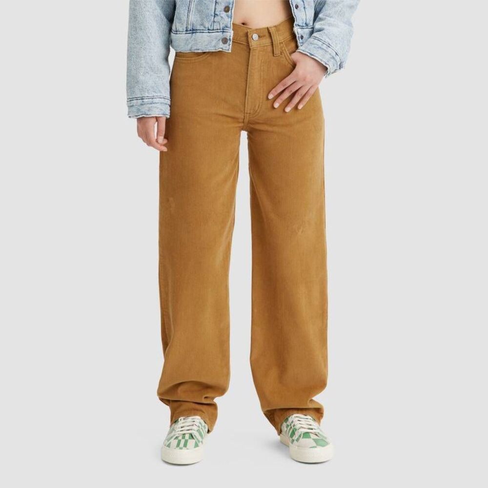 Levi's Yellow Flare Wide Leg Jeans